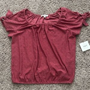 PerSeption Concept Ruby Eyelet Blouse